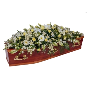 White garden spray